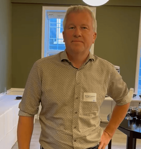Michael Justesen fra Padborg Fjernevarme var en af deltagerne på wrap up-eventen i sidste uge.